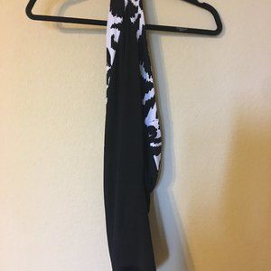 WHBM signature knits strapless halter top